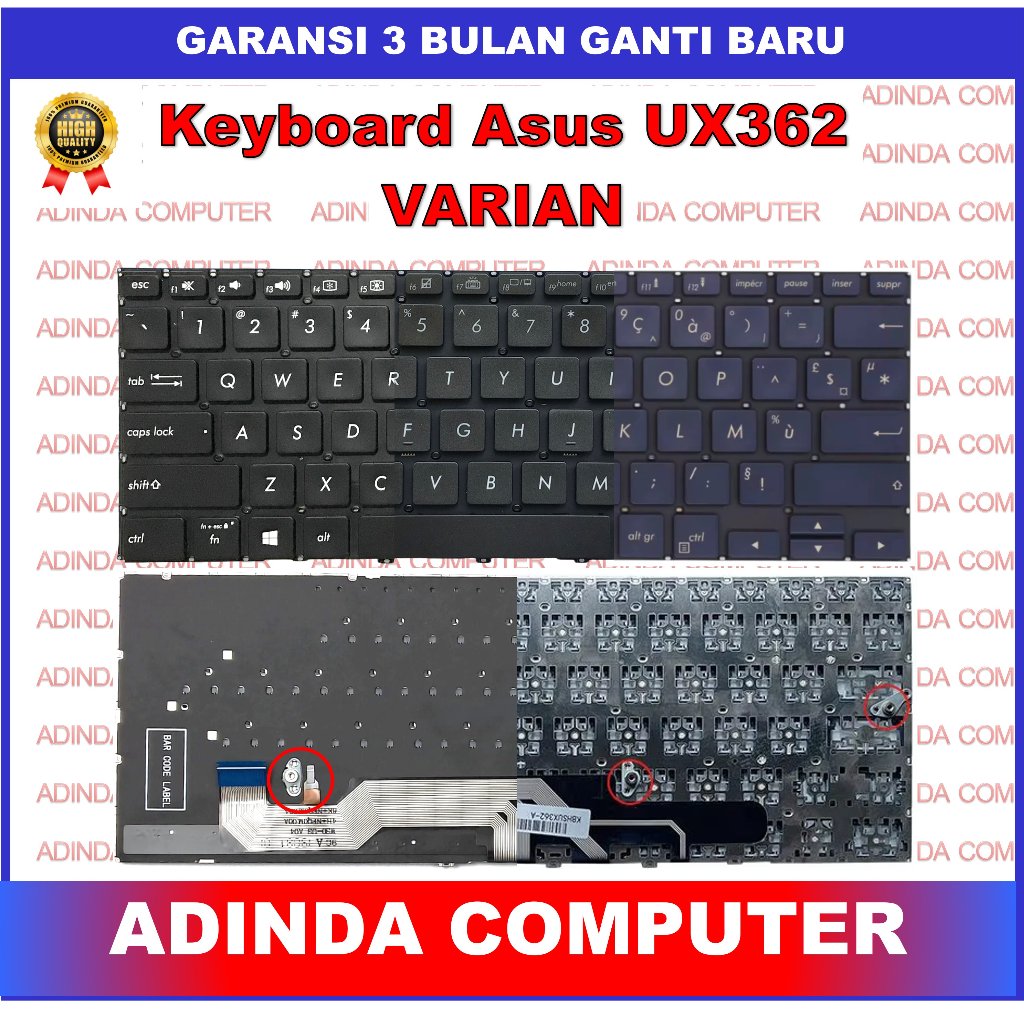 Keyboard Asus Zenbook Flip 13 UX362 UX362f UX362fa Backlight