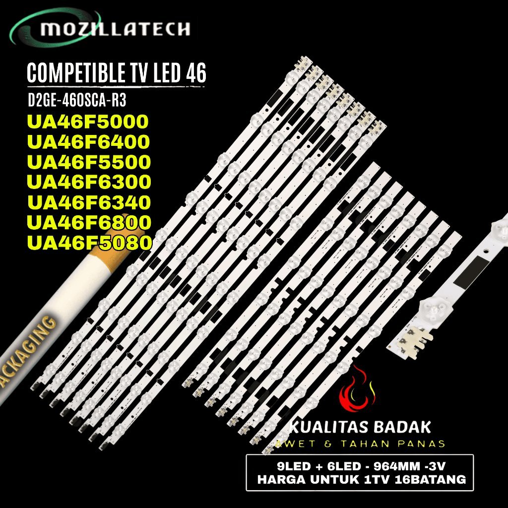 BACKLIGHT TV LED SAMSUNG UA46F5000 UA46F6400 UA46F5500 UA46F6300 UA46F6340 UA46F6800 D2GE-460SCA-R3