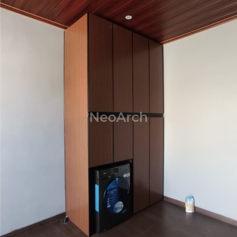 Lemari Pakaian Wardrobe Custom Walk in Closet Cupboard Aluminium Anti Rayap Anti Karat