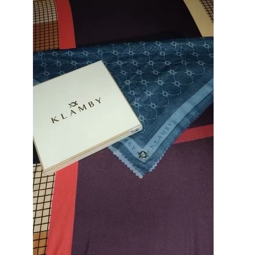 Wearing Klamby SCARF MONOGRAM