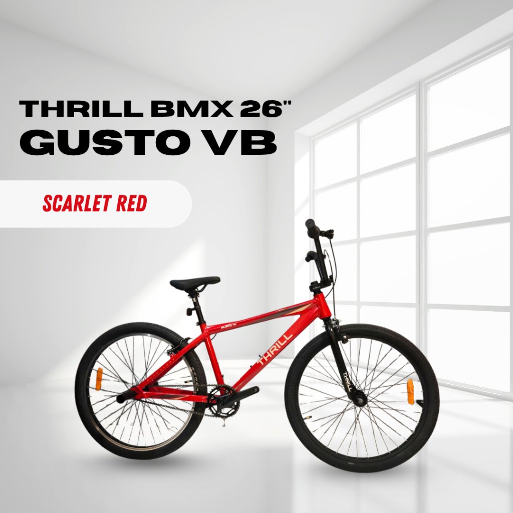 Bmx 26 Thrill Gusto VB - Sepeda Bmx Size 26 Inch Frame Alloy Thrill