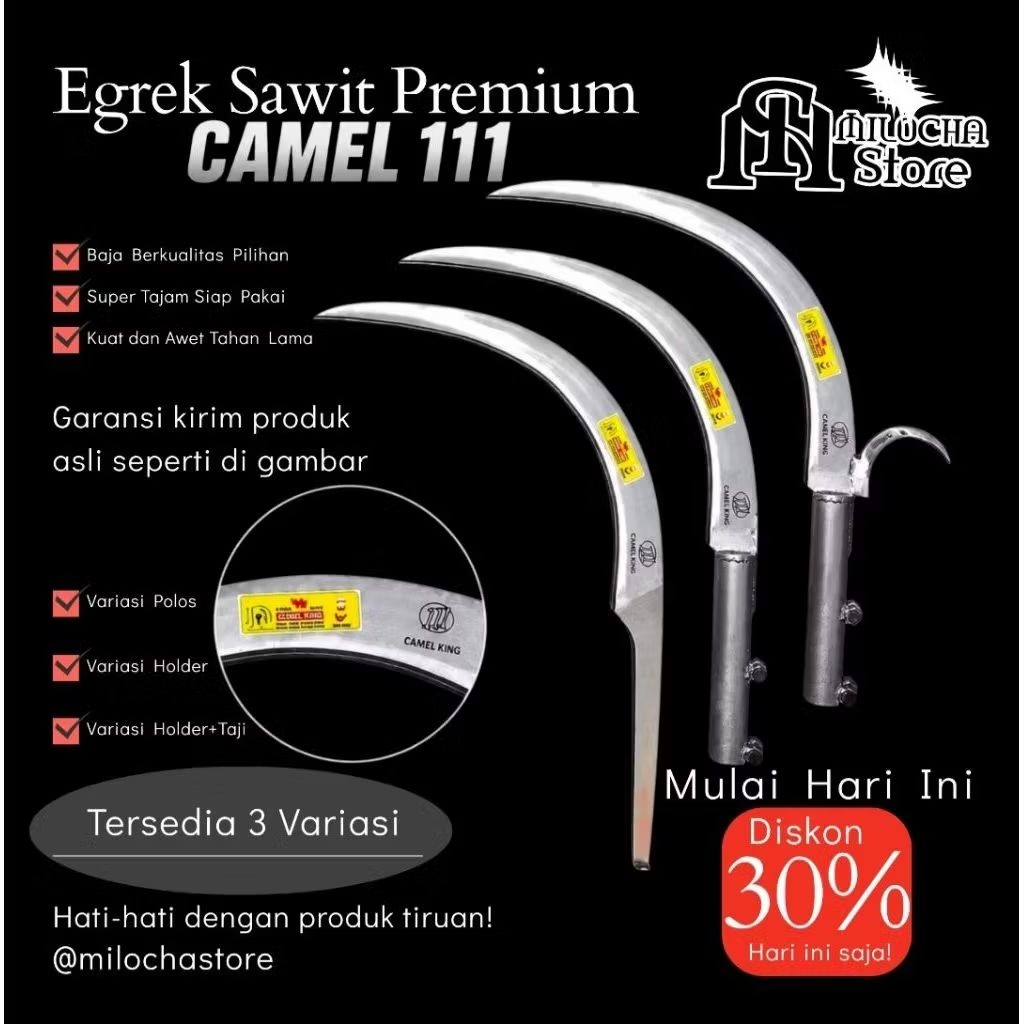 EGREK SAWIT PREMIUM CAMEL 111 KINGOYA SBL M222A SPP777 MI GLOBAL APOLLO SUPER TAJAM SIAP PAKAI