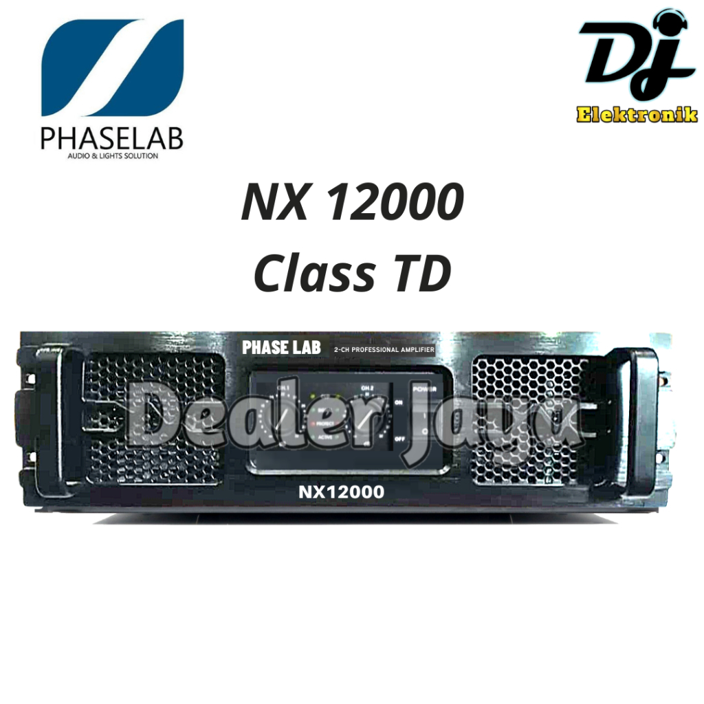 Power Ampli Phase Lab / Phaselab NX12000 / NX 12000 - 2 channel