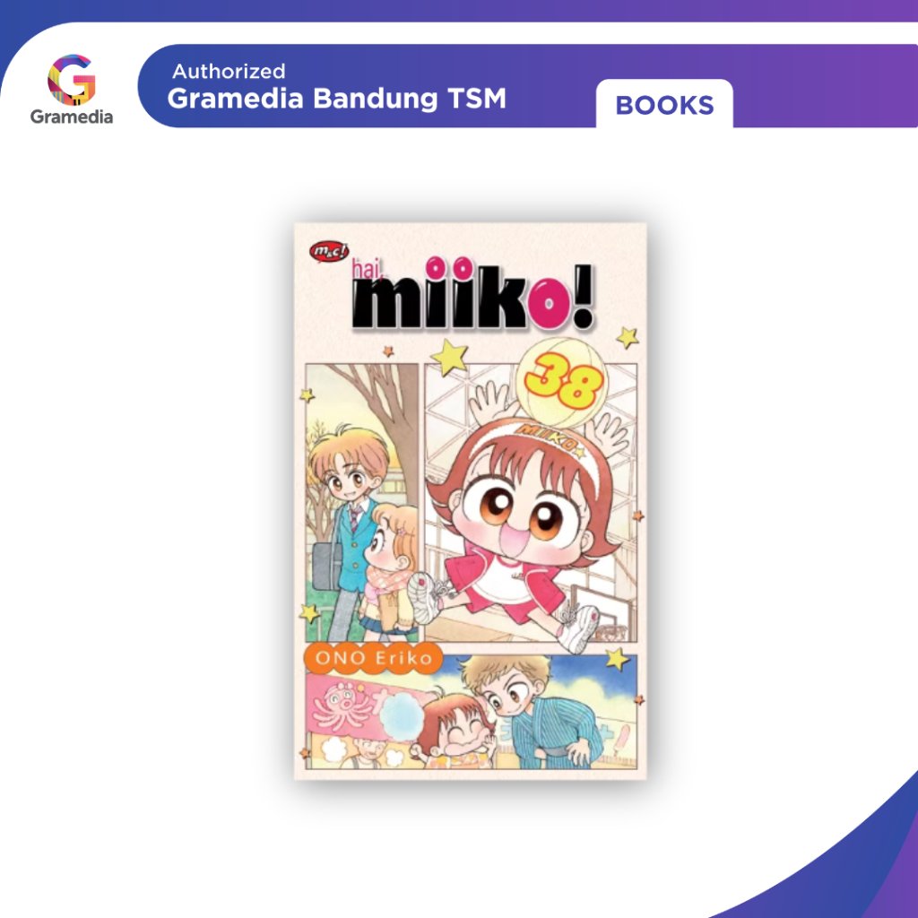 Gramedia Bandung TSM -  Hai, Miiko 38 - Reguler