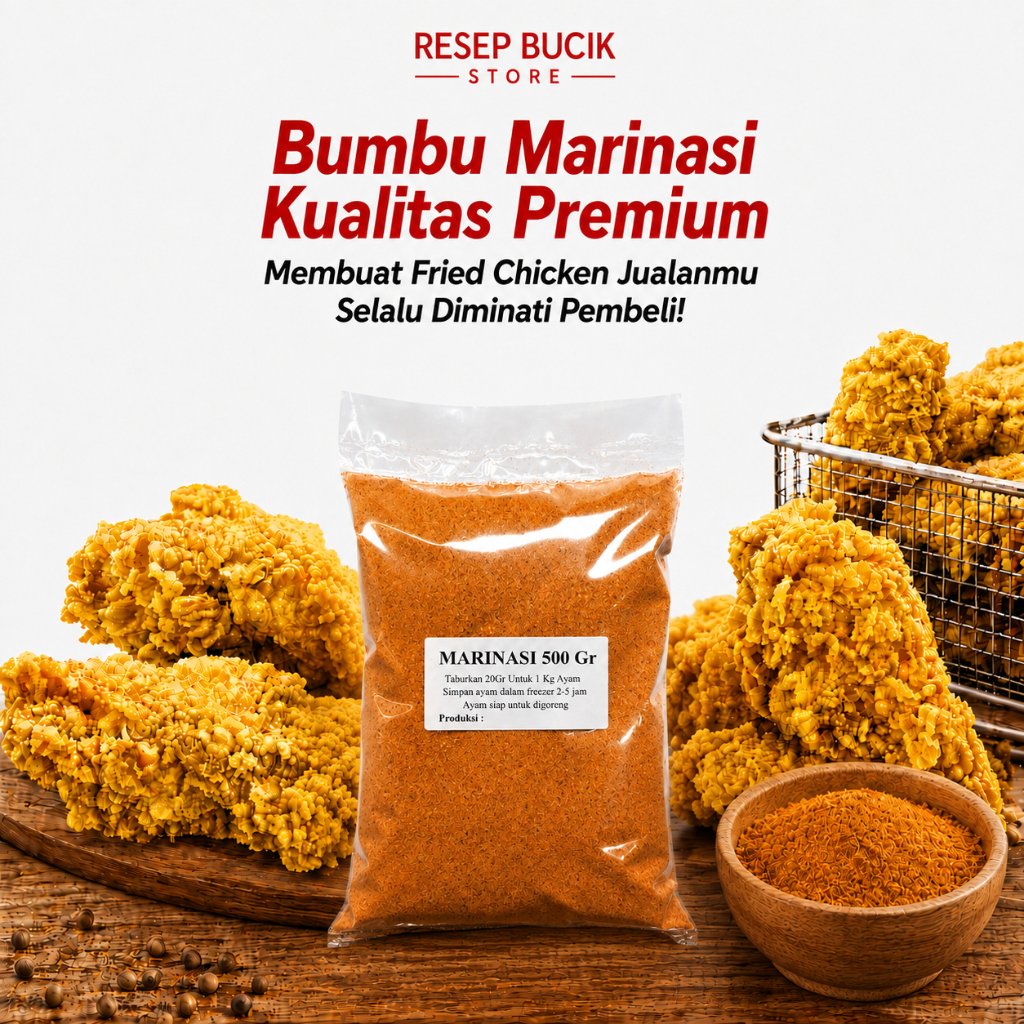 Marinade / Bumbu Marinasi KFC / Marinasi Ayam Fried Chicken / Kualitas Premium 500 Gram