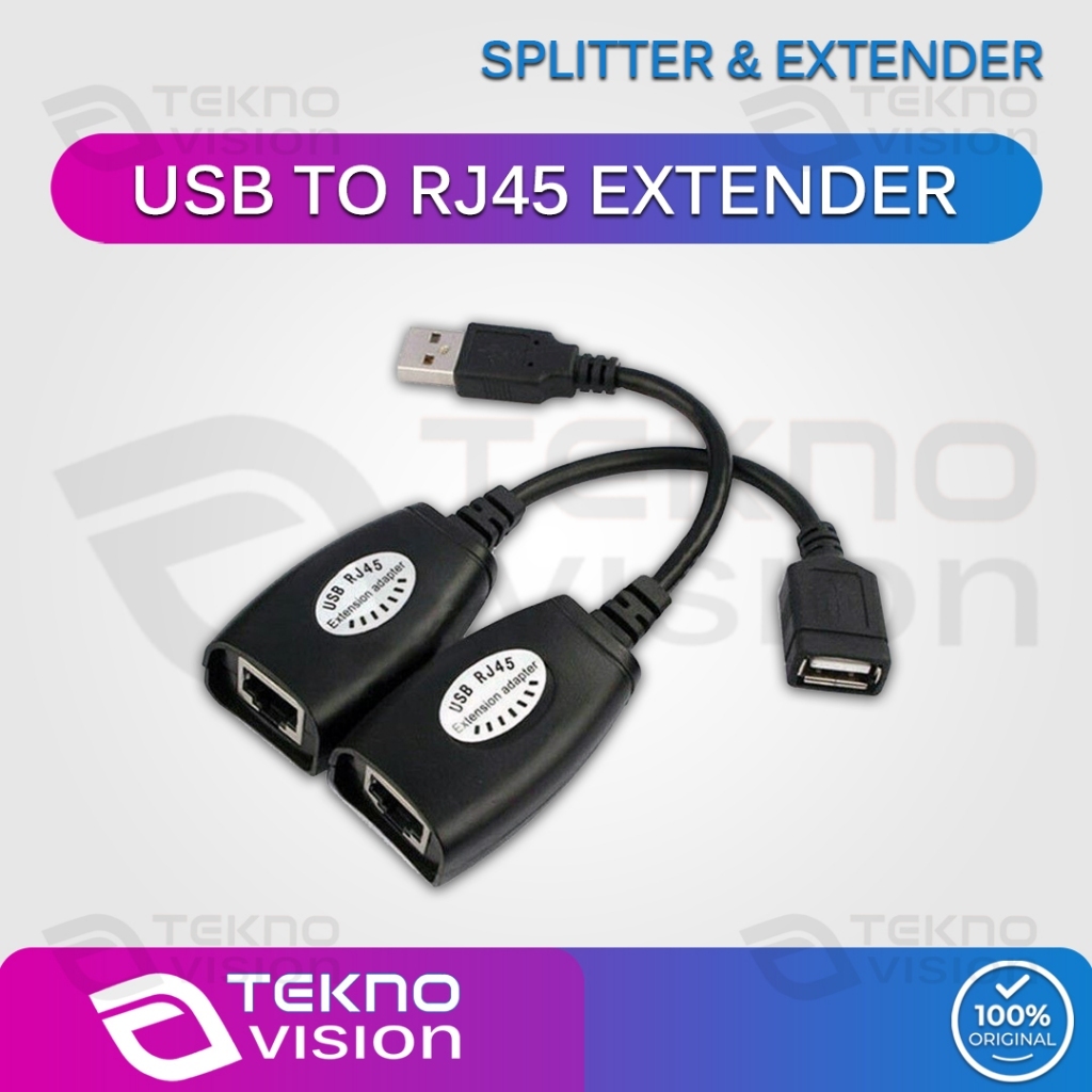 USB to LAN Extension Extender USB Kabel LAN Network CCTV