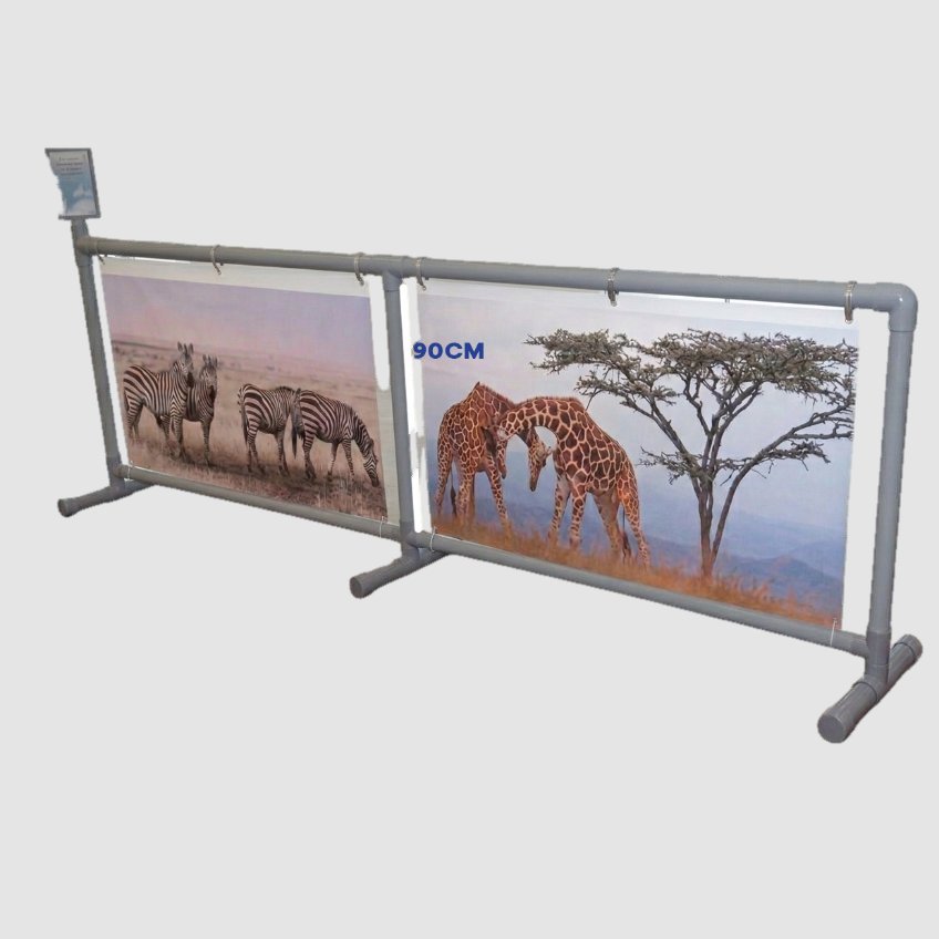 Pembatas Ruangan Portable PVC (Modular Pipe Barrier)