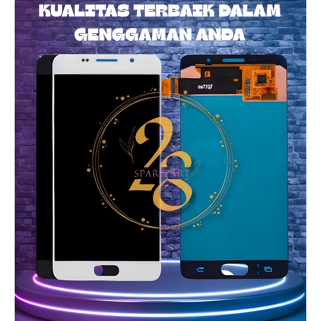 LCD TOUCHSCREEN SAMSUNG A510 - A5 2016 ORI OLED - LCD FULLSET