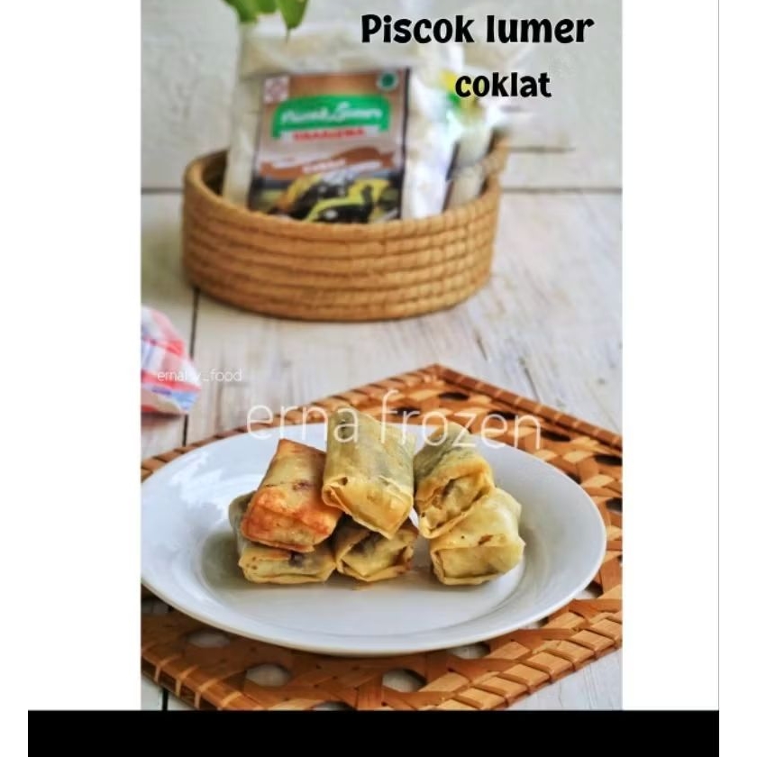 (CEMILAN CAFE) PISCOK LUMER pisang coklat lumer rasa pisang coklat frozen
