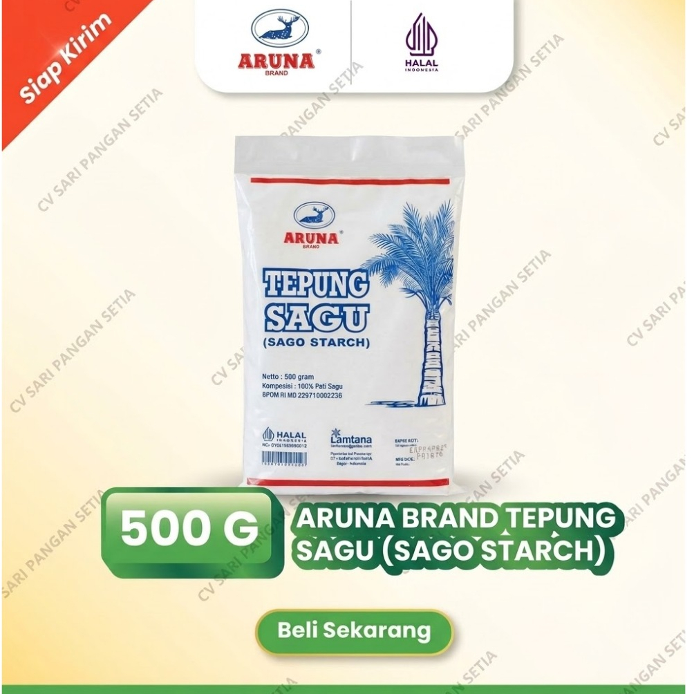 Aruna Tepung Sagu 500g 100% Pati Sagu