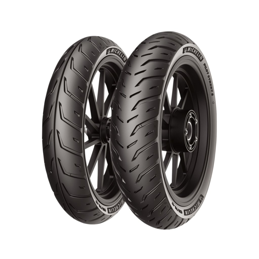 Paket Ban Motor Michelin Pilot Street 2 100/80-14 & 120/70-14 Tubeless - Ban Motor Michelin Pilot St