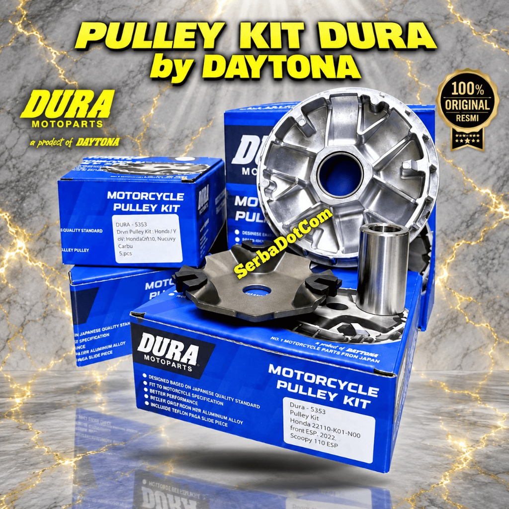 PULI PULLEY KIT DURA CVT RUMAH ROLLER ROLER By DAYTONA ORIGINAL RACING PULEY untuk motor HONDA K97 P