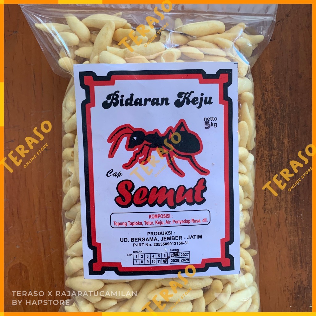 [BAL] Bidaran Semut Original Asin Keju Gurih Renyah - Telur Gabus Widaran