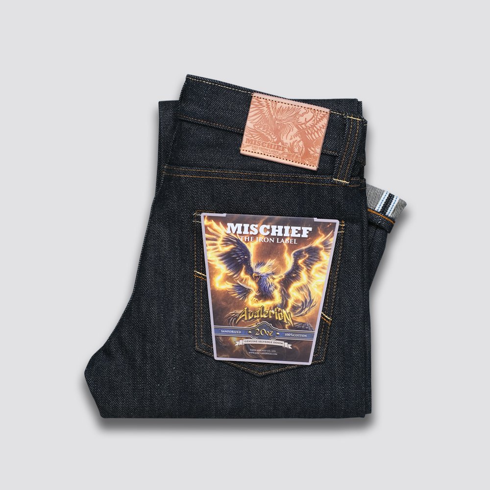 Mischief Denim - AVALERION IL ST 001 20oz - The Iron Label Selvedge Denim