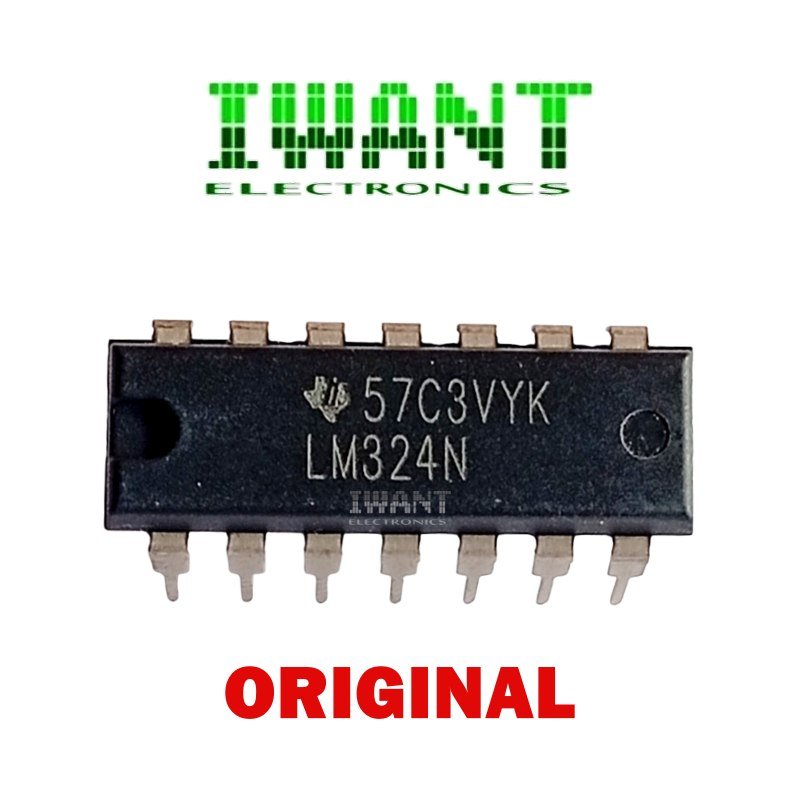 LM324 IC LM324N DIP ORIGINAL IC LM 324N LM 324 OPERATIONAL AMPLIFIERS