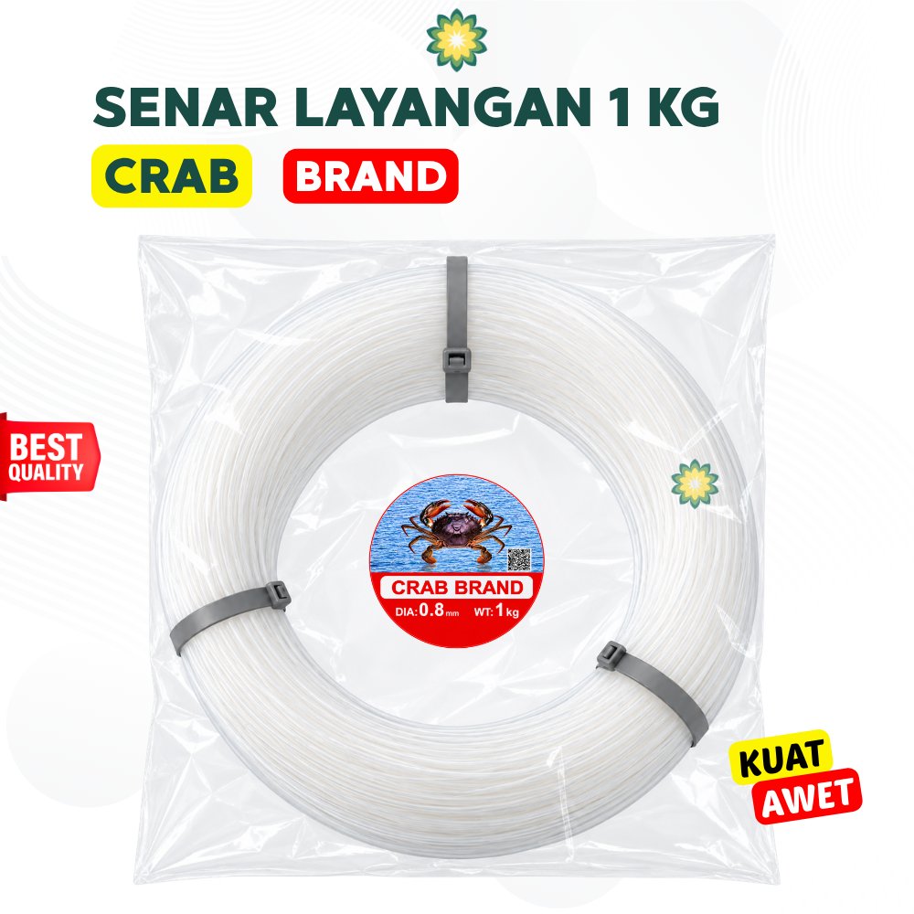 Senar Layangan CRAB BAND Kemasan 1 kg Original - Senar Layangan Senar Pancing