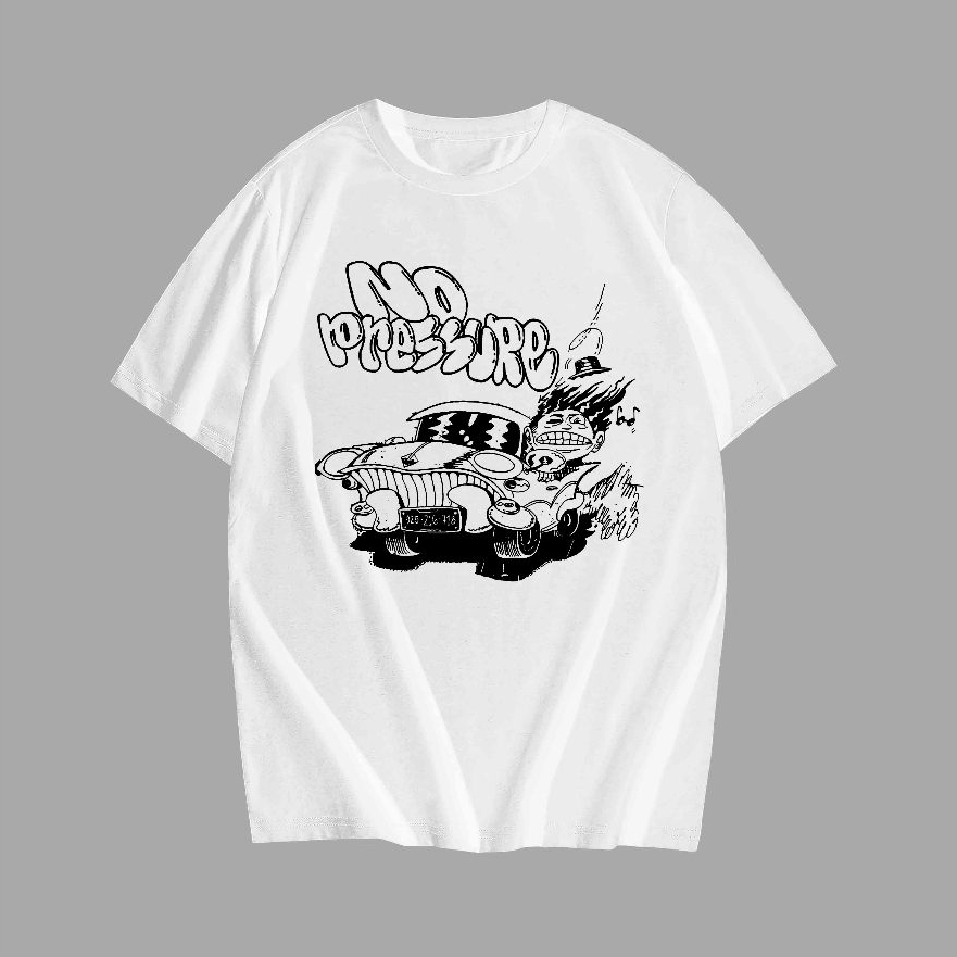 Kaos No Pressure - Car | T-shirt No Pressure - Car