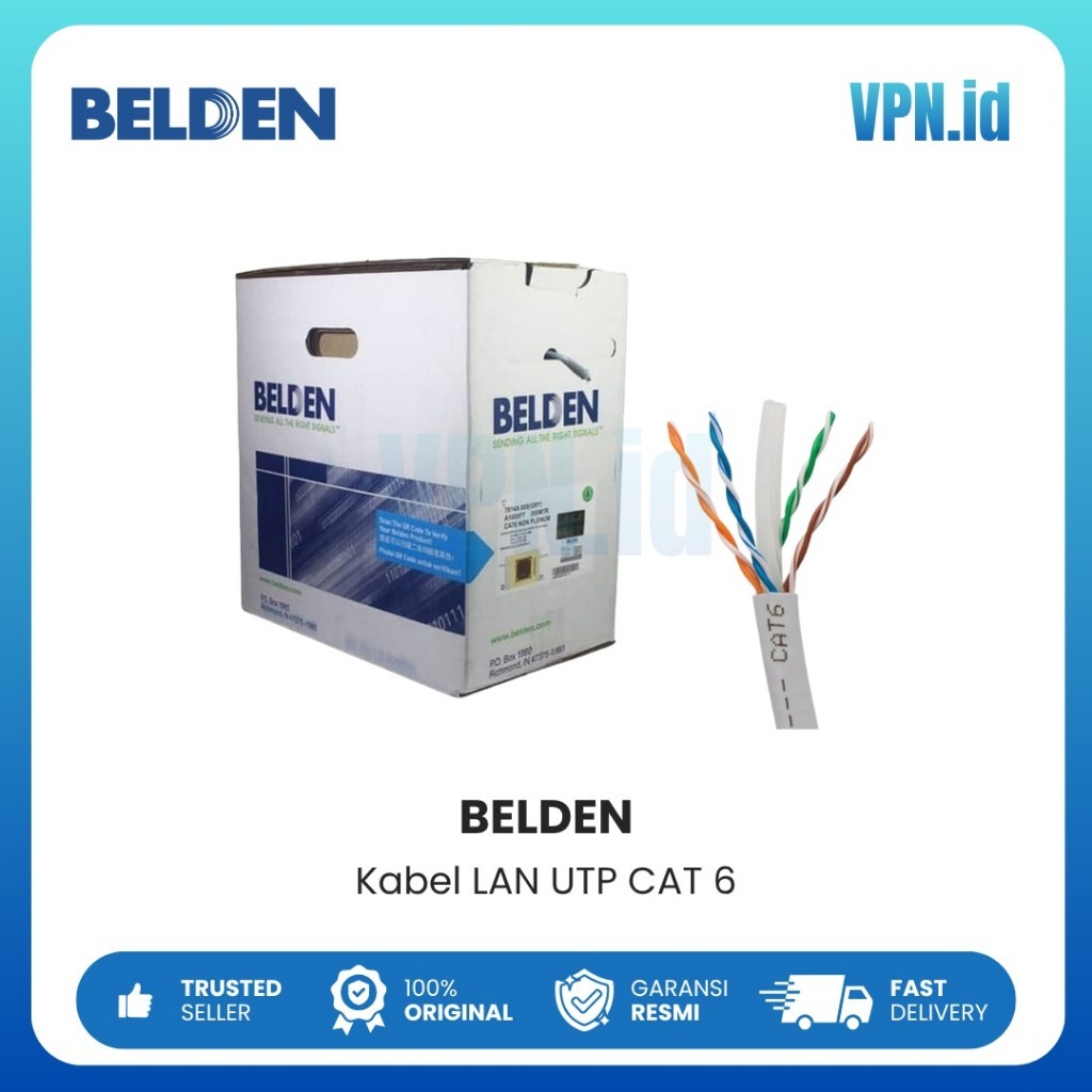 KABEL LAN UTP CAT6 BELDEN / Kabel Lan Cat 6 Belden
