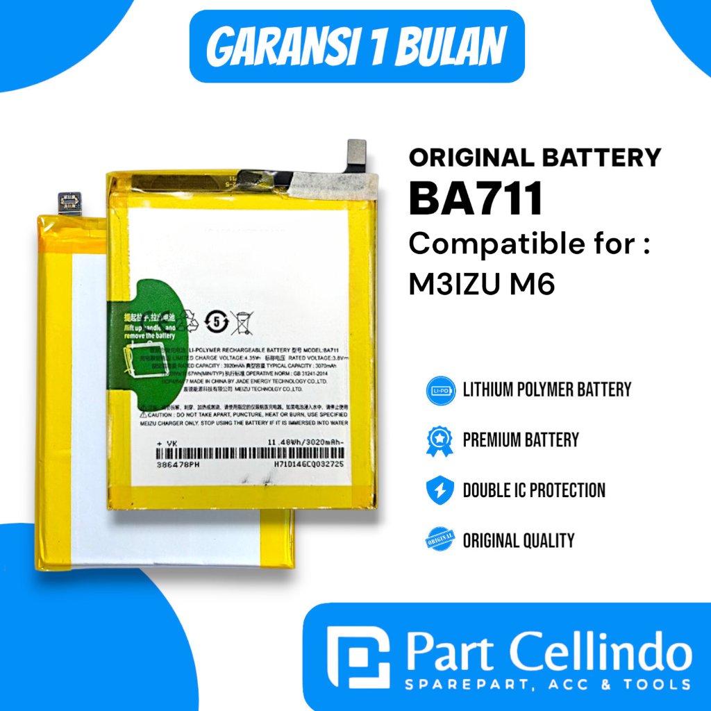 BATERAI BATRE MEIZU BA711 / M6