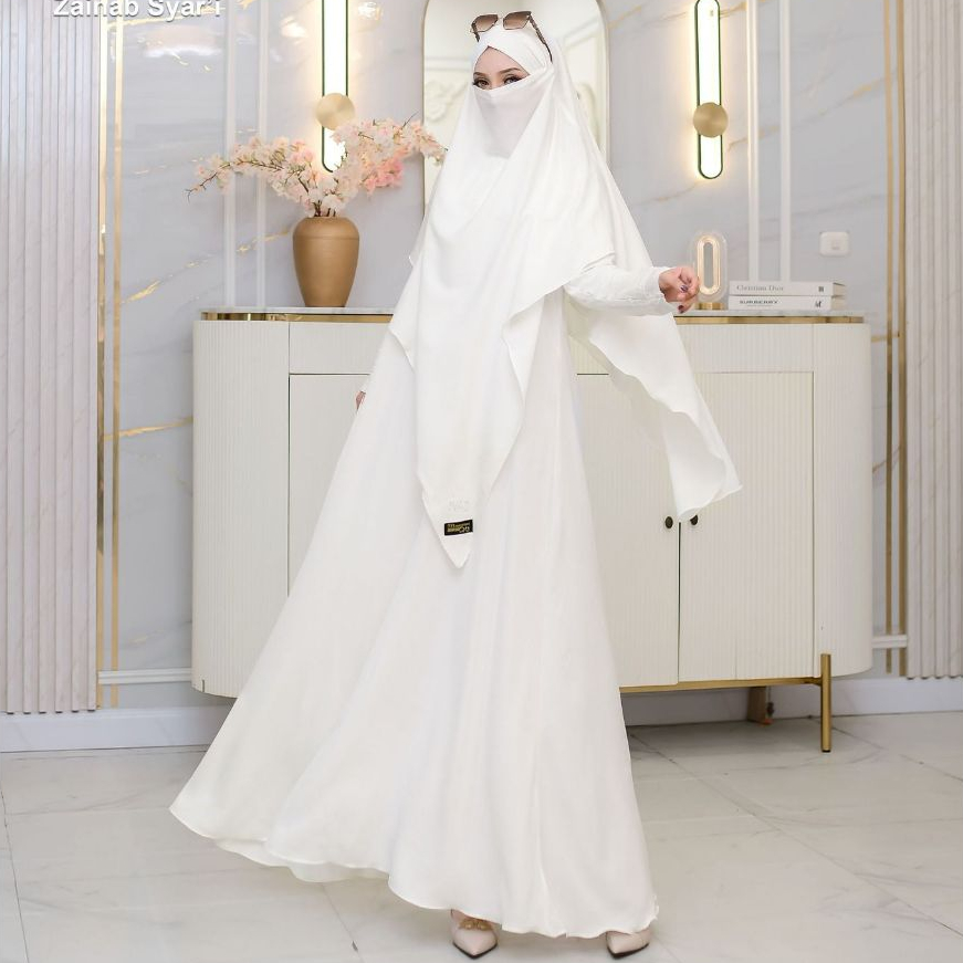 Zainab by Ivas Production Gamis Simple Terbaru Simple Elegant