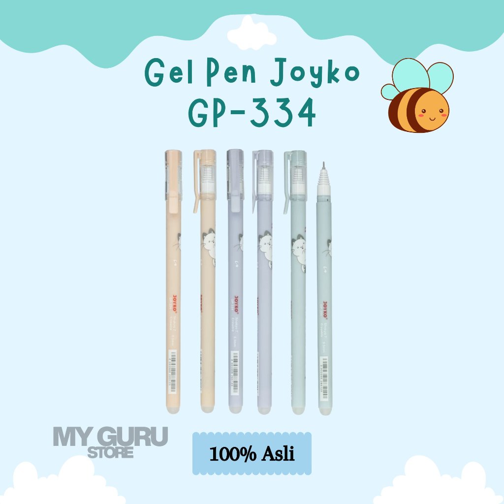 [PCS] ERASABLE JOYKO GEL PEN GP-334 SHOKYO 7 / JOYKO PULPEN PENA BISA DIHAPUS BALLPOINT BISA DI HAPU