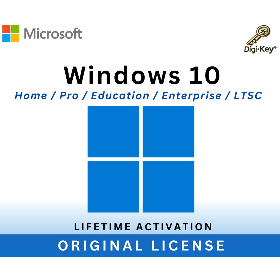 Windows 10 Home | Pro | Education | Enterprise | LTSC ORIGINAL - Digital License