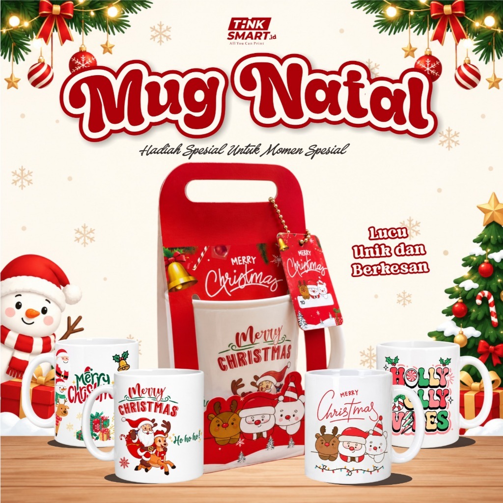 Mug Natal | Hampers Natal Edition | Mug Christmas Custom | Mug Natal Custom | Mug Hampers Natal| Mug