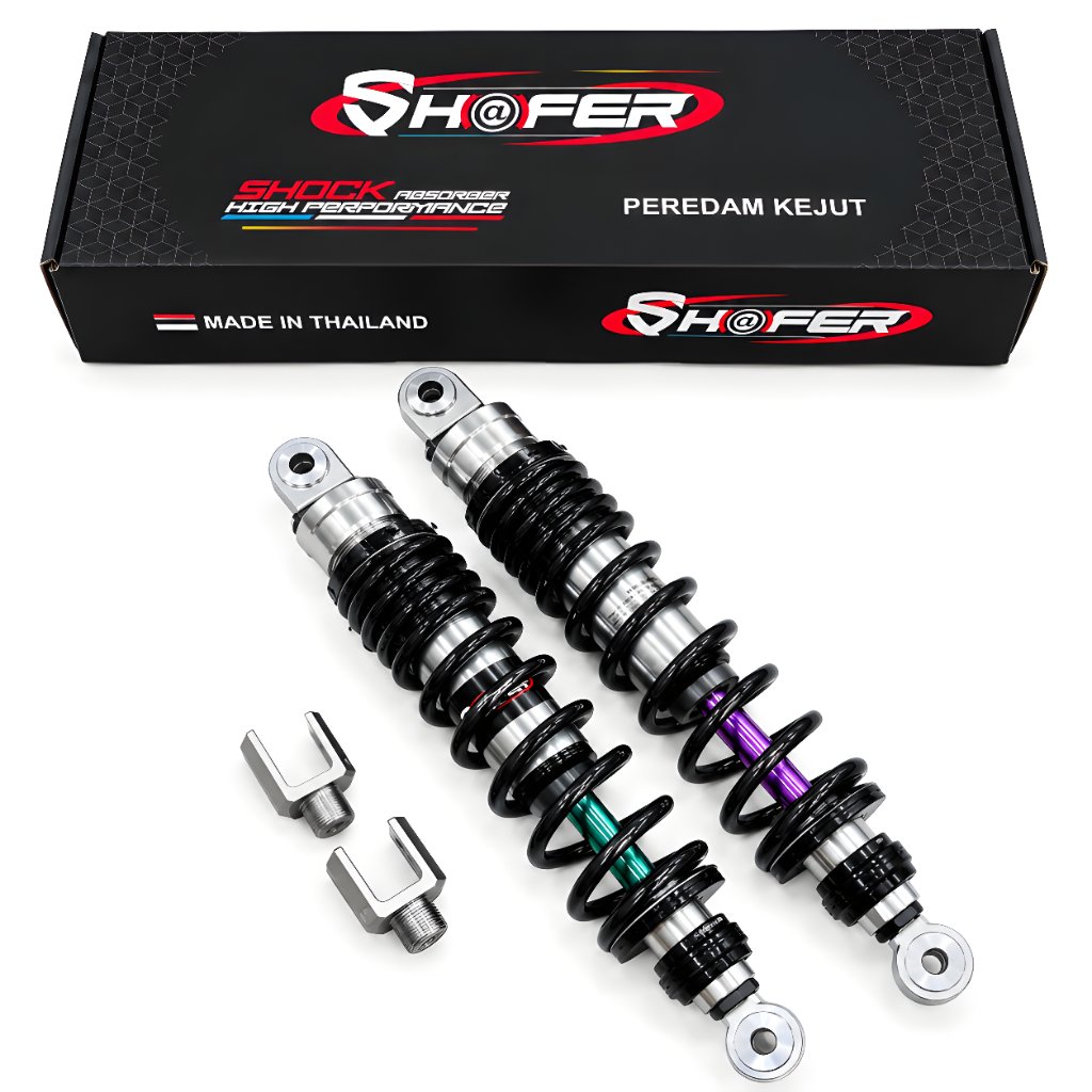 Shockbreaker Shafer Matic Bebek Universal 280 320 340mm - Non Tabung Shafer Empuk Cocok Honda Yamaha