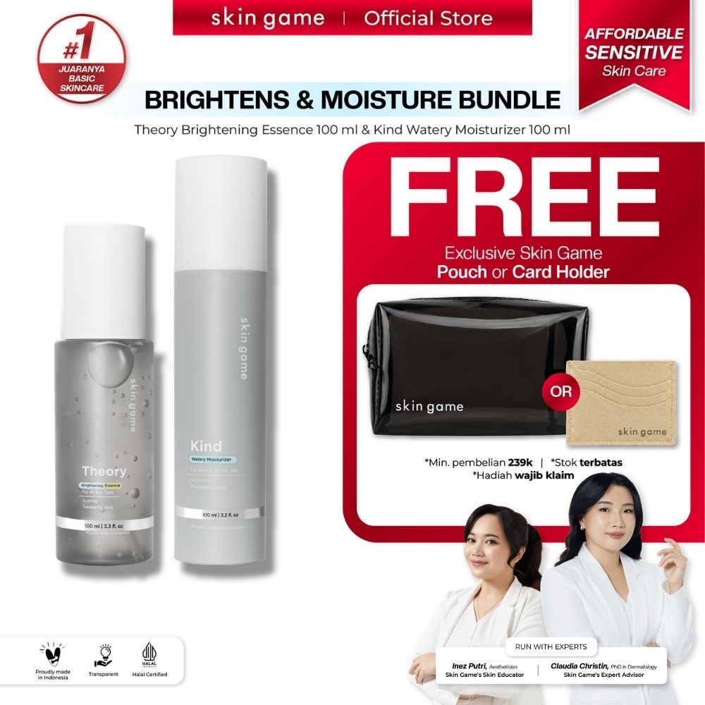 Skin Game Brightens & Moisture (Kind Moisturizer & Theory Brightening Essence 100 ml)