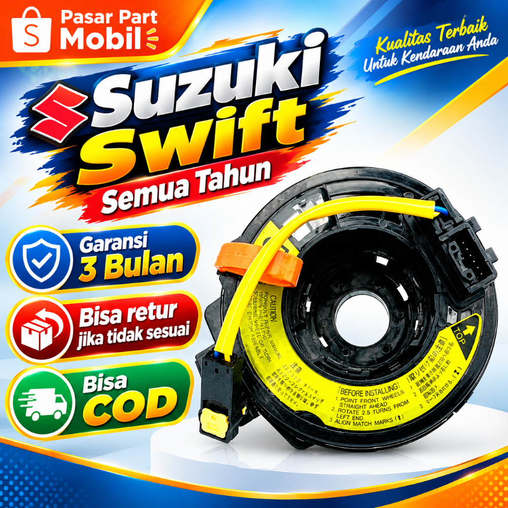 Kabel Spiral Swift Semua Tahun Klakson Airbag