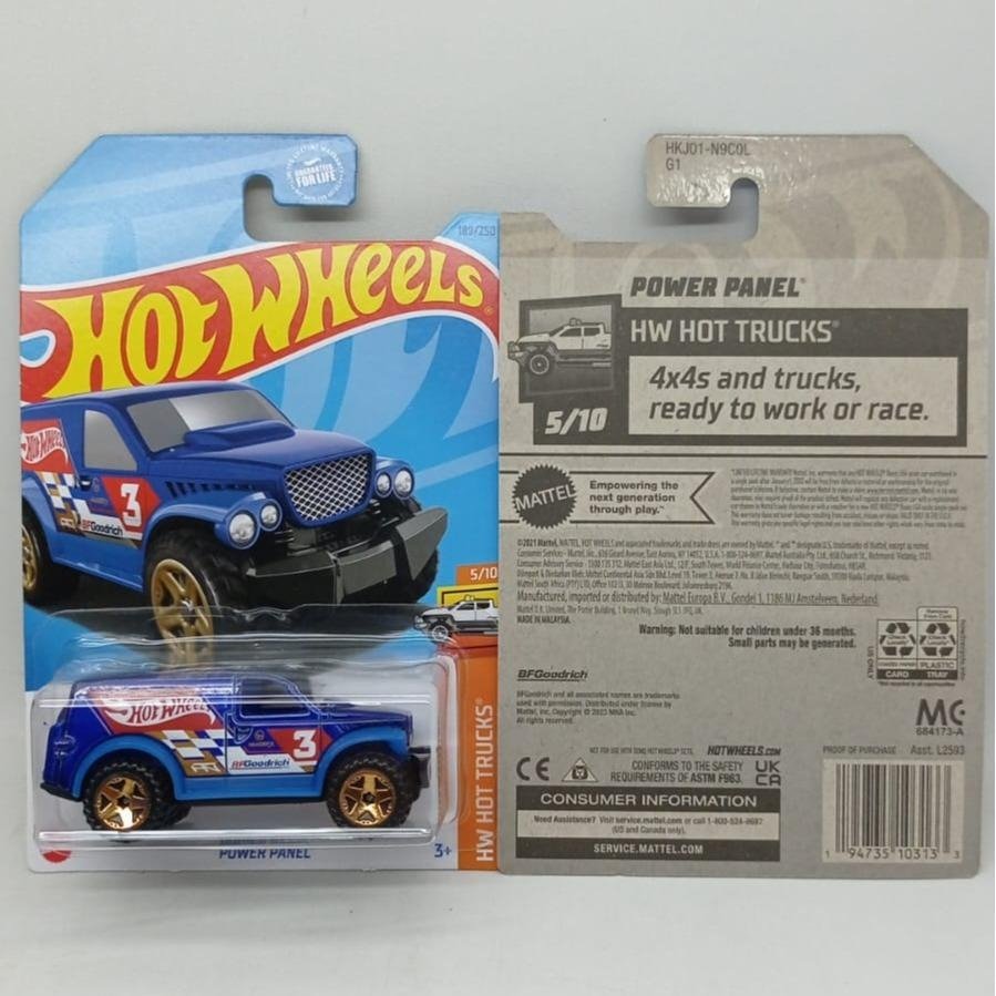 HotWheels    POWER PANEL  BIRU 976L