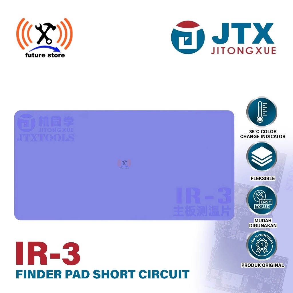 JTX IR-3 PAD DETEKSI PANAS SHORT MOTHERBOARD PCB 35°C UNTUK TEKNISI HP - JTX IR-3 MOTHERBOARD SHORT 