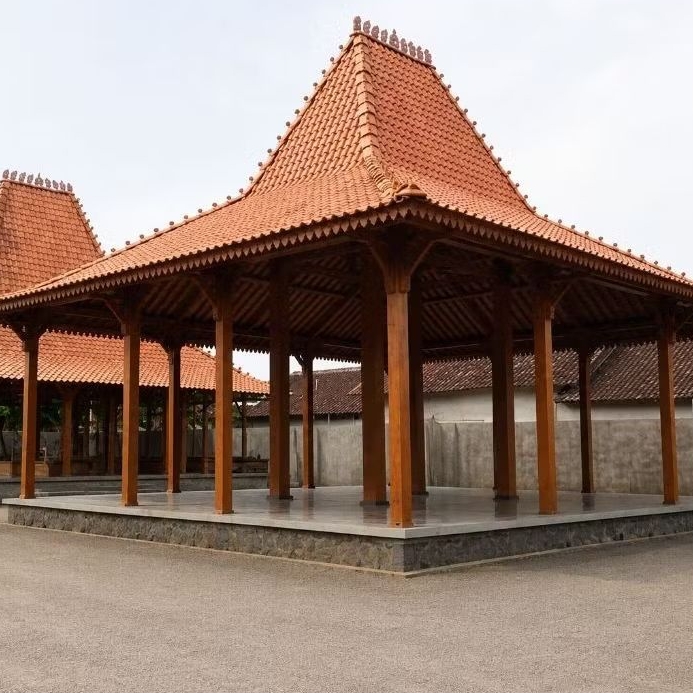 Pendopo Joglo Kayu Jati Premium Rumah Joglo Gazebo Taman Pendopo Jepara Custom