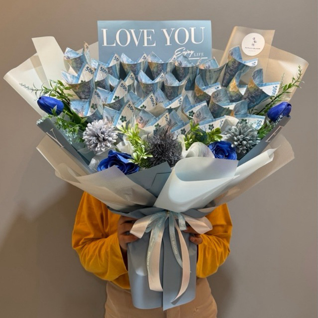 Buket uang money bouquet kosongan buket bunga dengan uang custome bandung