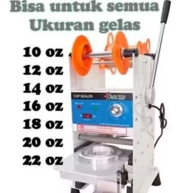 Mesin Press Cup Omicko C39 Otomatis, Segel Rapi & Presisi