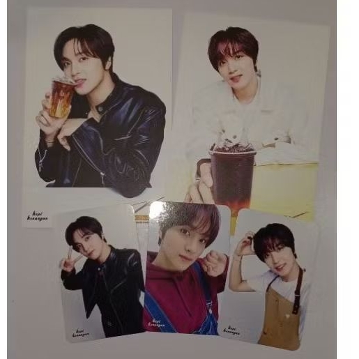 1 Set Merch NCT Haechan x Kopi Kenangan Photocard+Postcard
