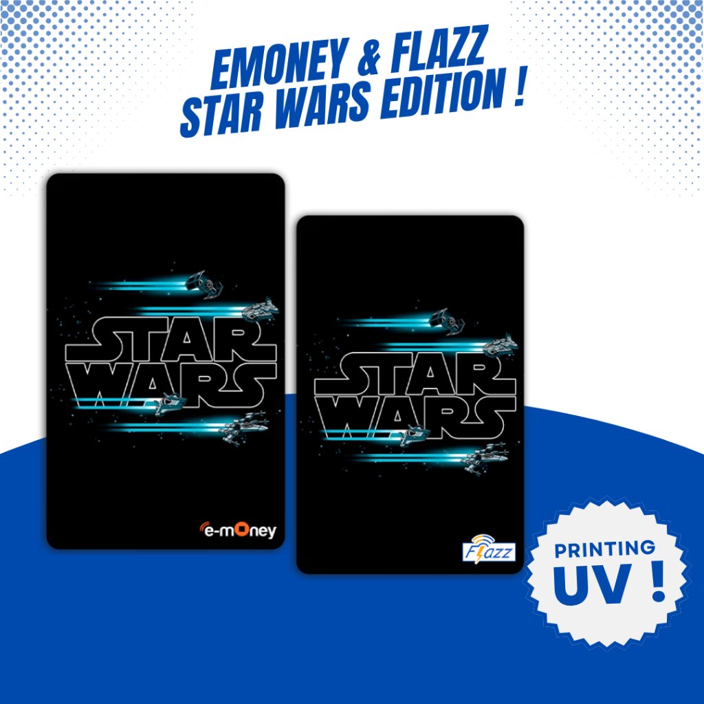 Custom Edisi Star Wars - Emoney Flazz Gen 2 Support NFC Mandiri BCA