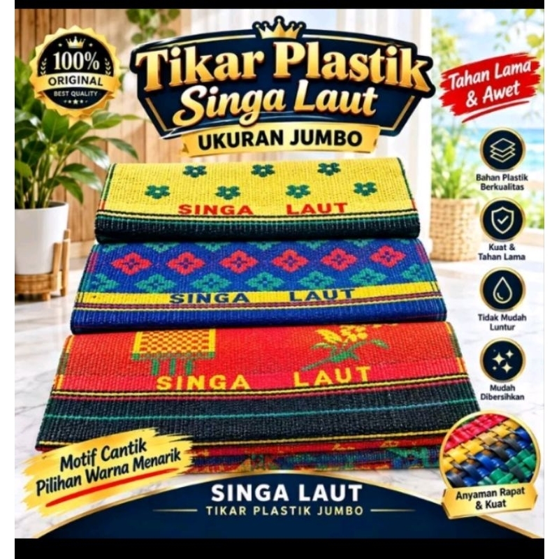 tikar pelastik singa laut