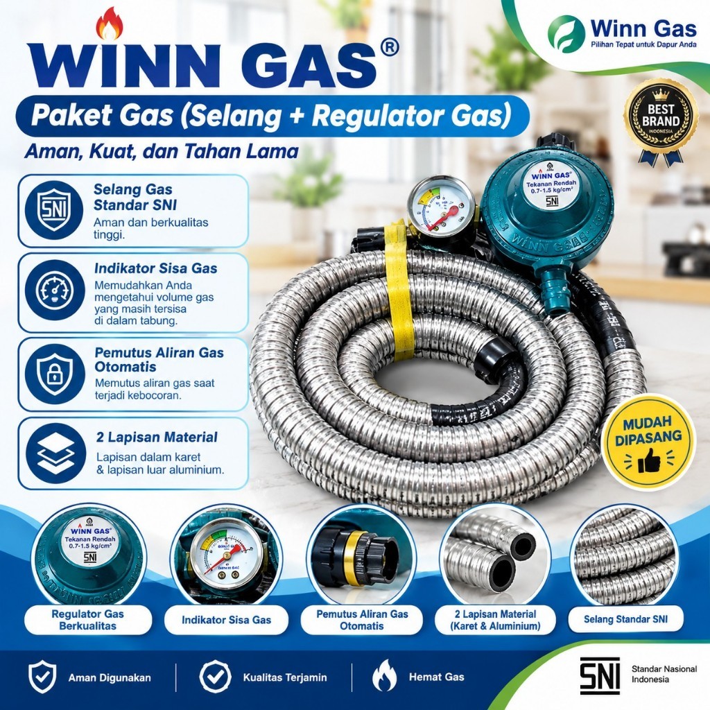 REGULATOR+SELANG WINN 399 METER