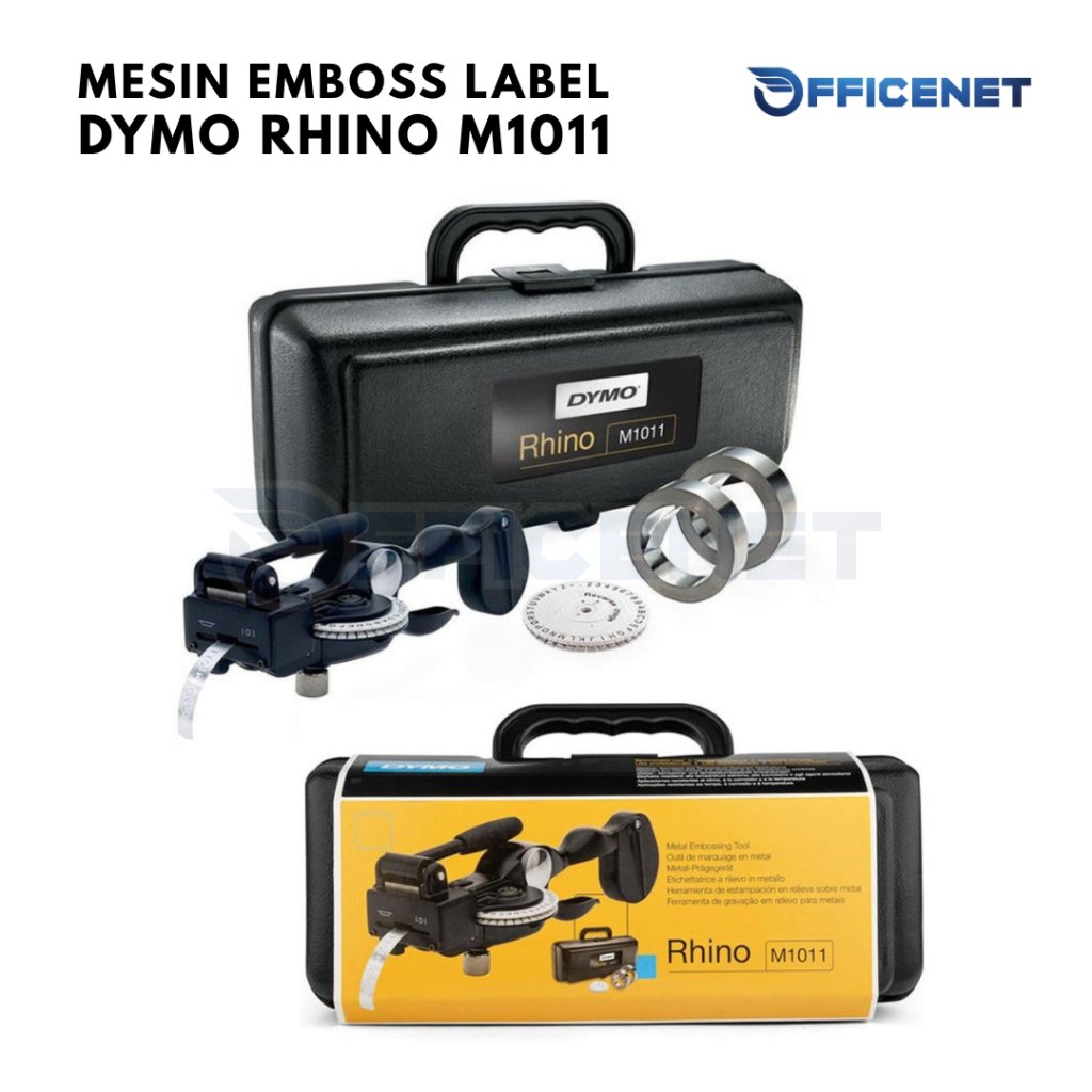DYMO RHINO M1011 METAL TAPE EMBOSSER EMBOSSING KIT LABEL LABELLER PRINTER