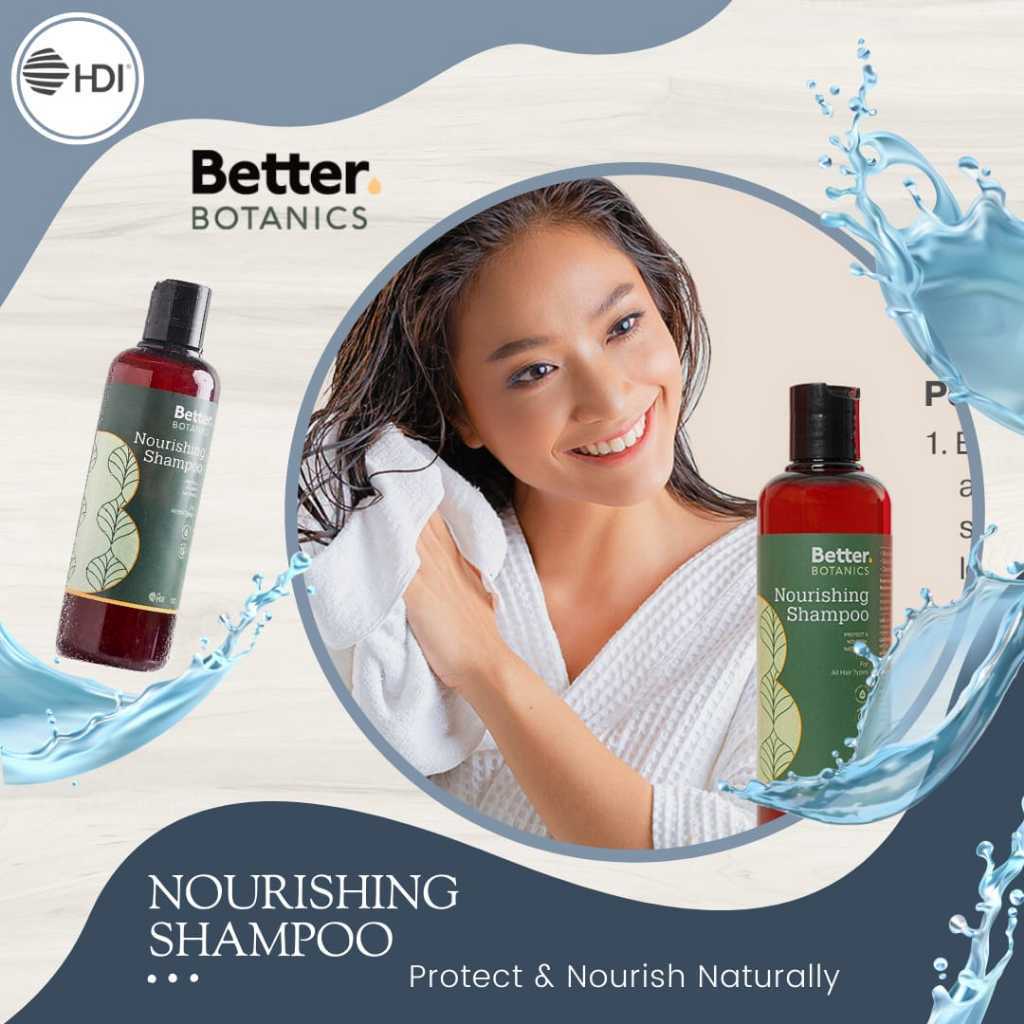 Better Botanics Nourishing Shampoo - Merawat Kulit Kepala & Menutrisi Rambut - ORI HDI 100%