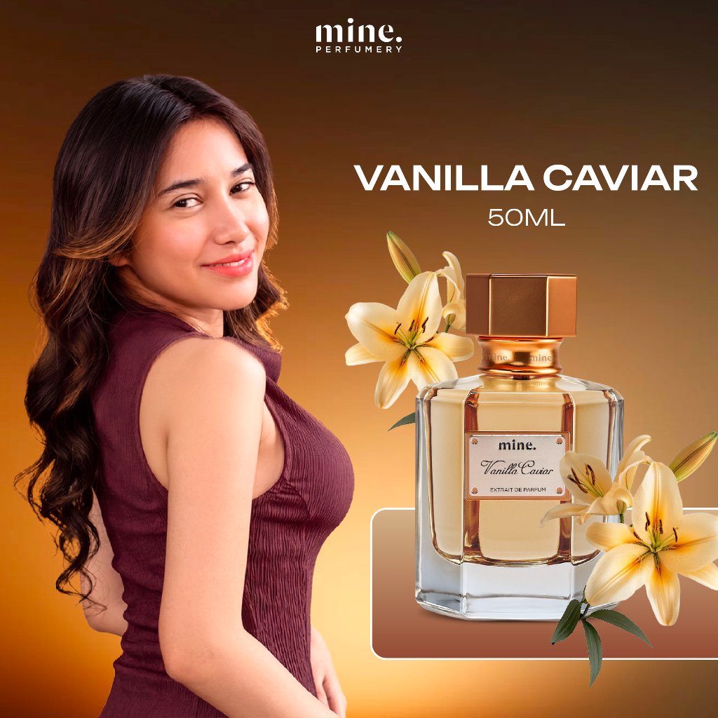 Mine Perfumery Vanilla Caviar - 50 ml Extrait De Perfume | Parfum Vanilla Soft Exclusive Woody