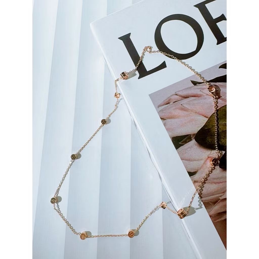 Dream Of Destiny Kalung Rantai Jedar Aksesoris Titanium Rosegold