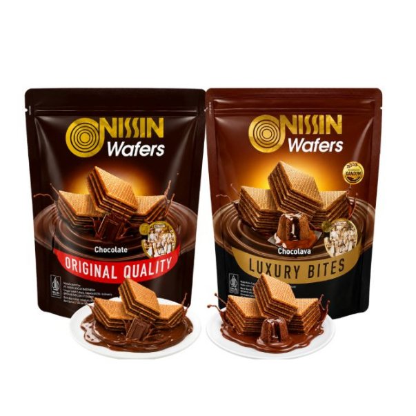 Nissin Wafer Cube 50gr - wafer nissin coklat pouch - nissin wafer 50 gram - wafer krim best quality