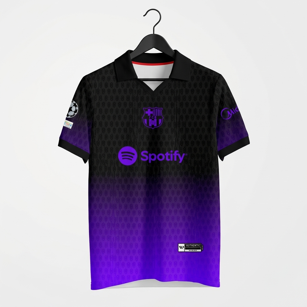 JERSEY FANTASY RETRO BOLA FC BARCELONA AWAY 2027 AWAY TERABRU