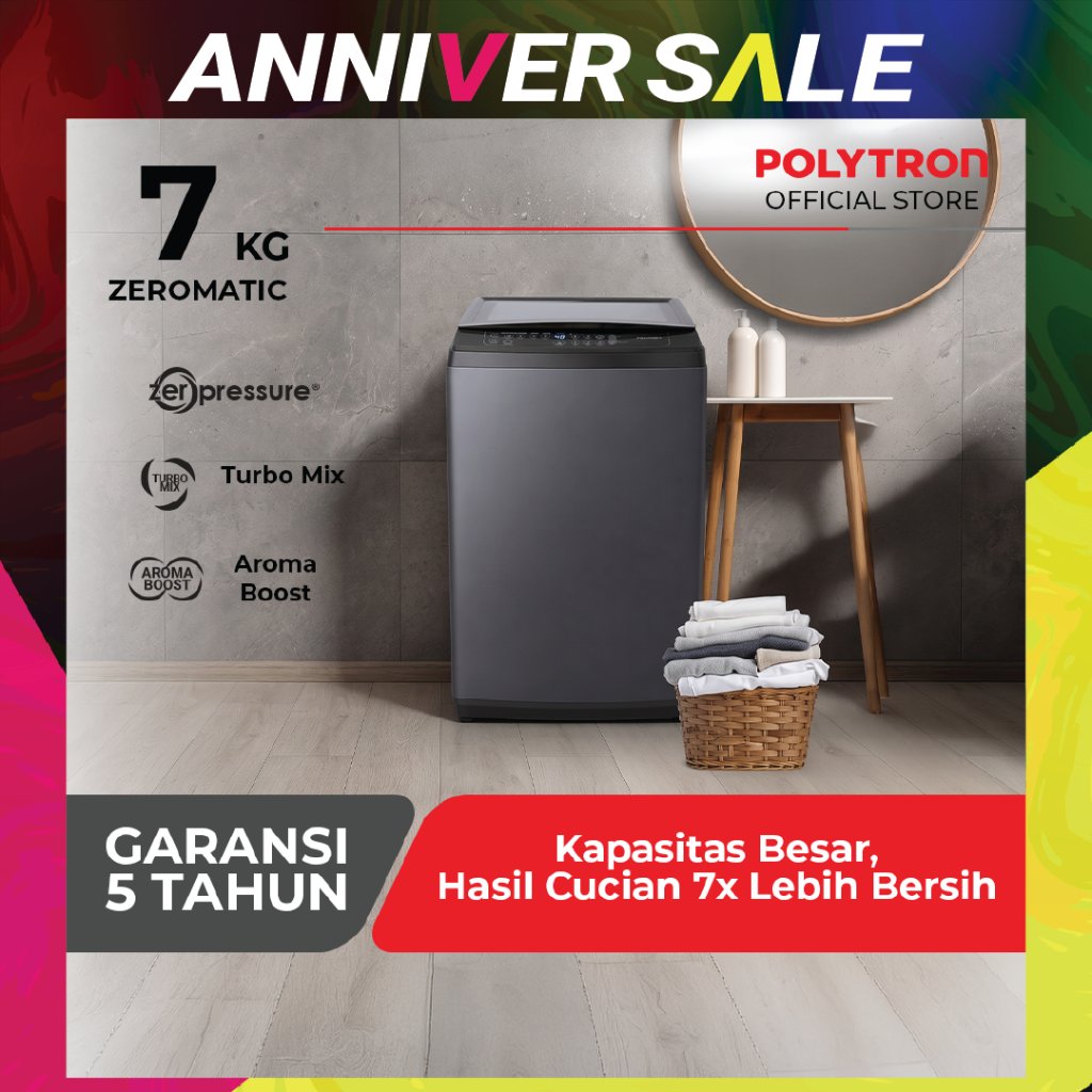 polytron PAW 7029TY Mesin Cuci 1 Tabung
