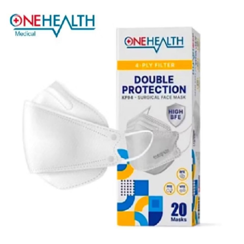 Masker Medis KF94 Onehealth 4 Ply - Efektif Filter Bakteri 99%