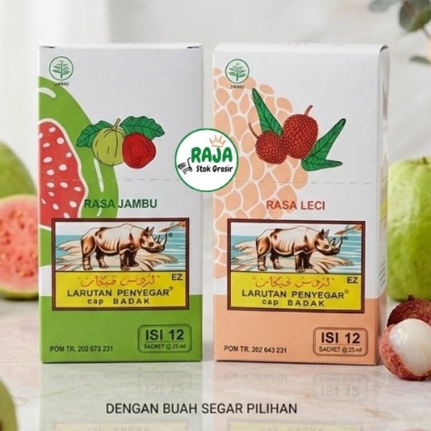 Cap Badak Larutan Penyegar EZ 25ml Isi 12 Sachet/box