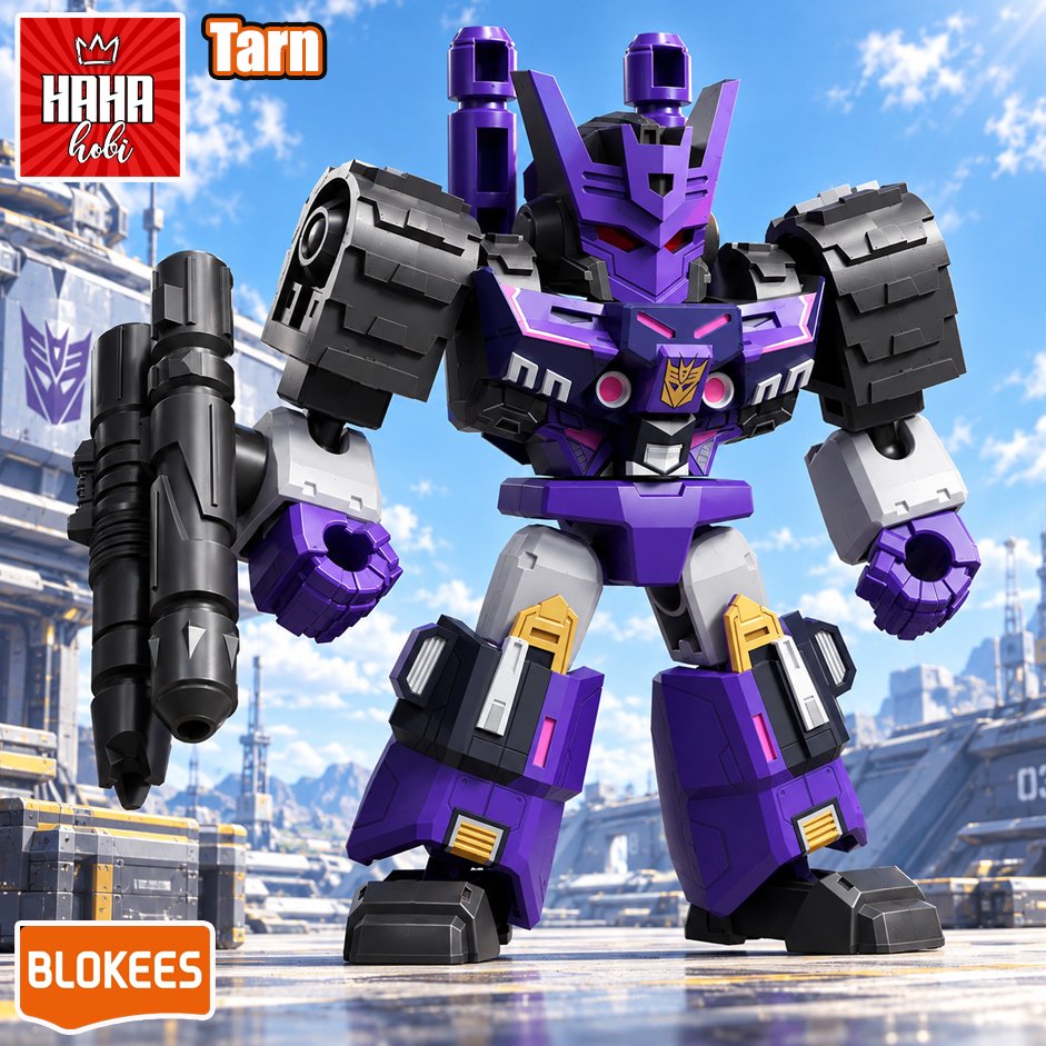 Blokess GDV 08 Action Figure Transformers Tarn - Buluke Galaxy Defender Version DV08 Blukis Lego Die