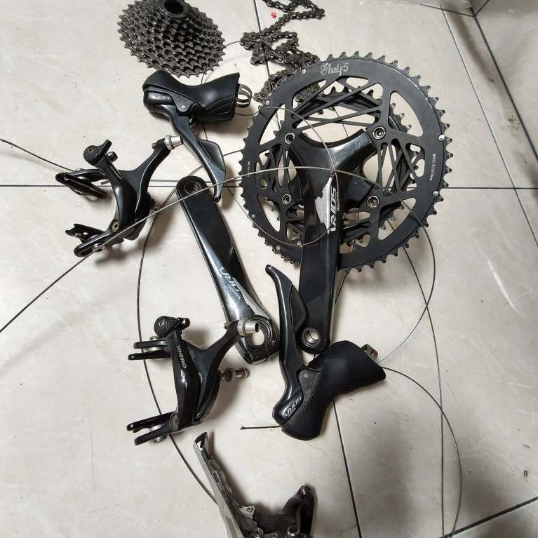 Groupset Shimano Sora mix Ubrake Tektro Tanpa RD